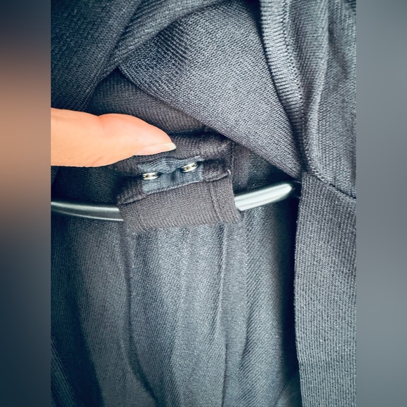 Mugler Illusion Asymmetrical cut out Panel Strapless mesh mixed media dress M - Picture 13 of 17